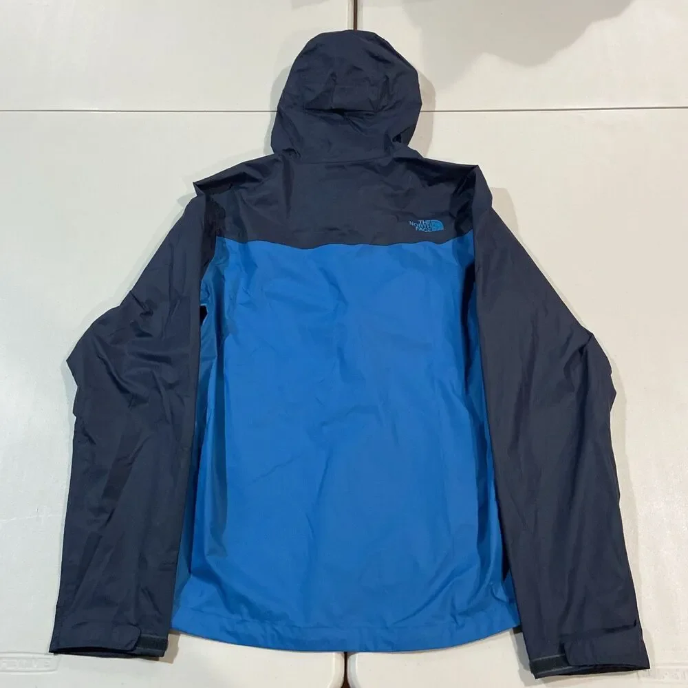 The North Face Venture Jacket Men's Small Blue Hooded Windbreaker New